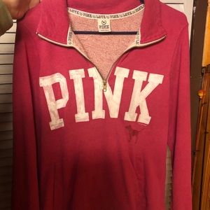 PINK quarterzip